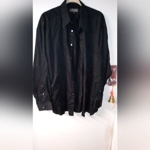 Crazy Horse Dress Shirt Mens 17 34/35 Button Down Long Sleeve